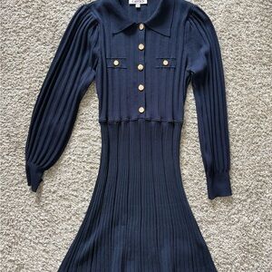 Elegant Navy Nannette Lepore Dress